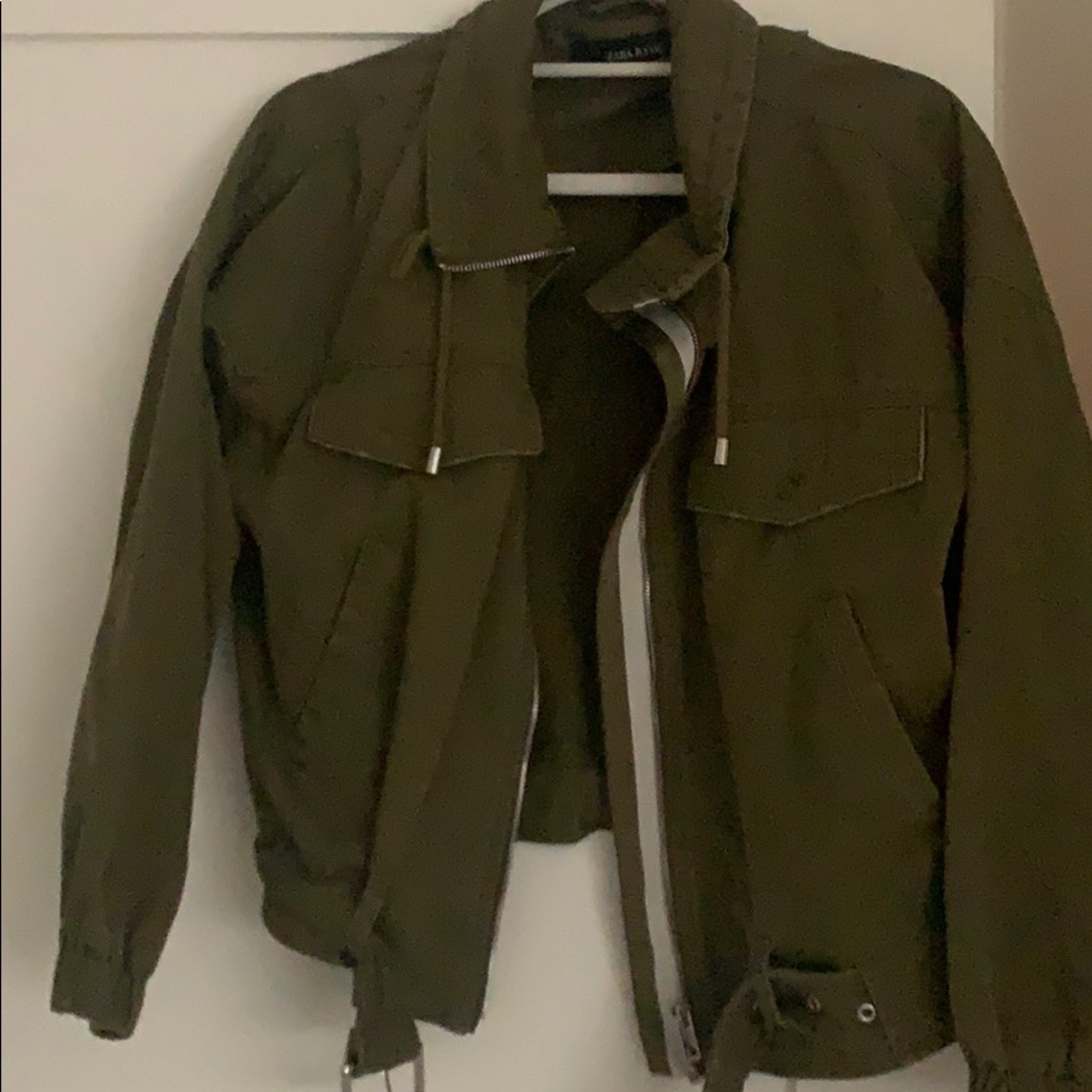 Zara green jacket
